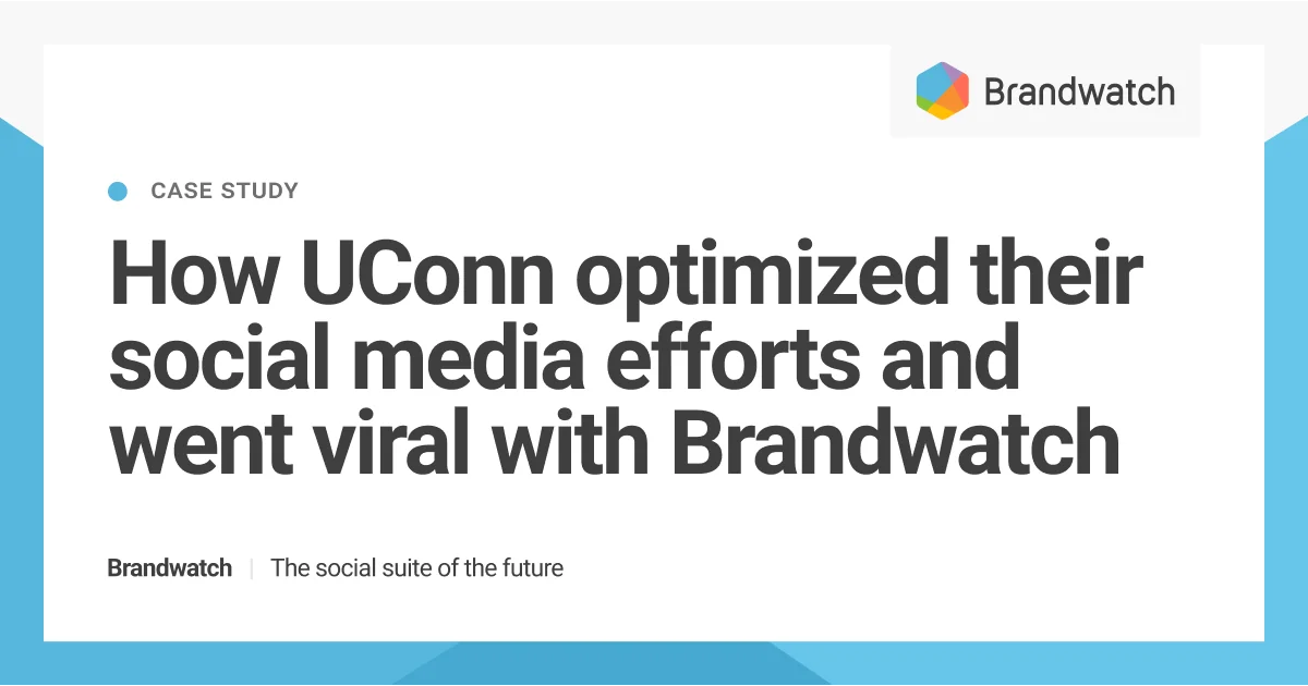 UConn unified social tools, hit 31.1M impressions