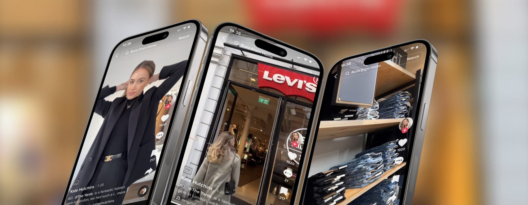 Levi's at The Yards, 238k reach across TikTok